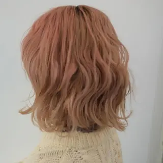 ミディアム カラー パーマ ❇️安達 優心❇️ レイヤー/艶髪特化のヘアスタイル