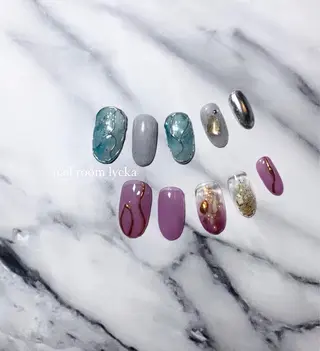 ネイル ネイルルームリッカ 𝐦𝐚𝐲𝐮のネイルデザイン