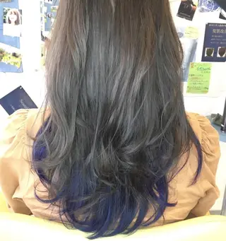 ミディアム カラー 徳平 拓人のヘアスタイル