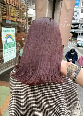ミディアム カラー 矢野 晃平のヘアスタイル