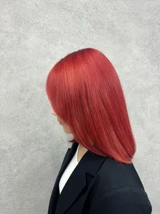 セミロング カラー ︎・ AIYUのヘアスタイル