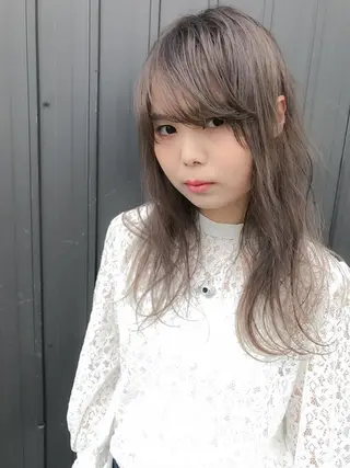 ロング 見原 一秀のヘアスタイル