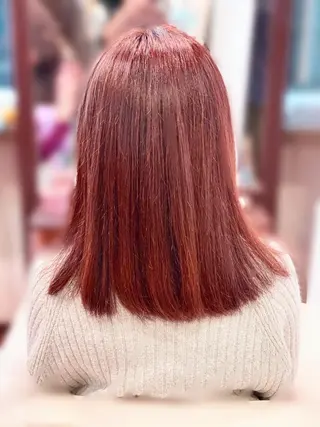 セミロング カラー 元住吉プランツヘアー ☘️まるやま☘️のヘアスタイル