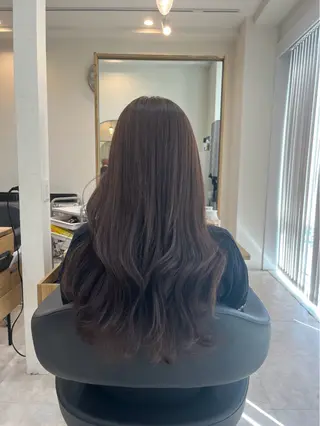 ロング カラー 【透け感カラー】 沖田航祐のヘアスタイル