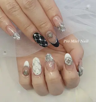 ネイル HANA 長さだしのネイルデザイン