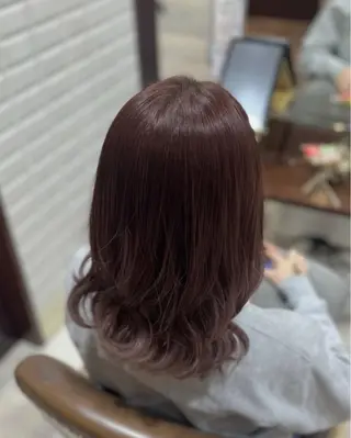 ミディアム 透明感カラー/ 艶感カラー/RAMUのヘアスタイル