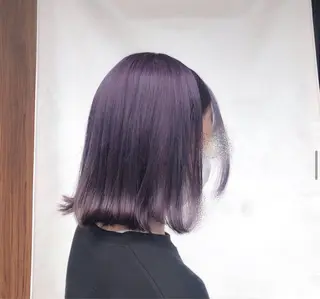 ミディアム カラー lore umeのヘアスタイル