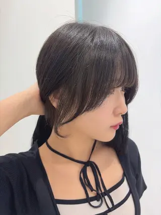 ロング 🩵yuki/栄駅/ レイヤー／ハイトーンのヘアスタイル