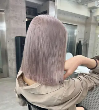 ミディアム 💋色気ハイトーン 💋HARUKAのヘアスタイル