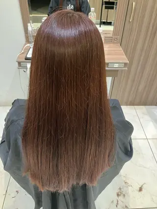 ロング カラー ☂️Ash 新杉田☂️山本のヘアスタイル