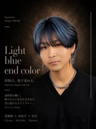 ミディアム カラー メンズ メンズカラー支持率 No.1【心斎橋】のヘアスタイル