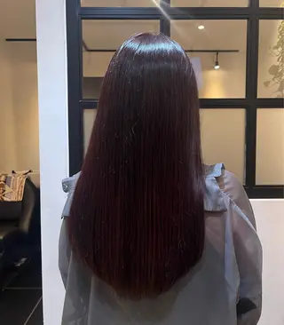 ロング カラー ワンカラー/ハイトー ン🪽MiYU🪽のヘアスタイル