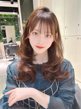 ロング カラー りおん🌙/艶髪 /透明感カラー🫧のヘアスタイル