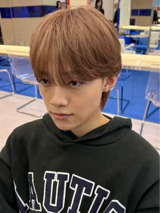 ショート カラー メンズ メンズブリーチ カラーhirokoのヘアスタイル