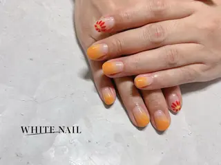 ネイル WHITE NAIL ホワイトネイルのネイルデザイン