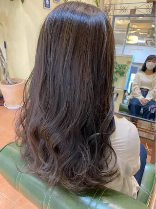 ロング カラー 石井 佑樹のヘアスタイル