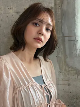 ミディアム Life salon SAKURAのヘアスタイル