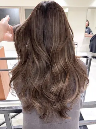 セミロング カラー 艶髪透明感カラー / まあやのヘアスタイル