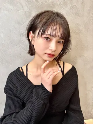 ショート カラー パーマ 大宮/曲がる縮毛矯正 /毛流れ特化/NAOのヘアスタイル