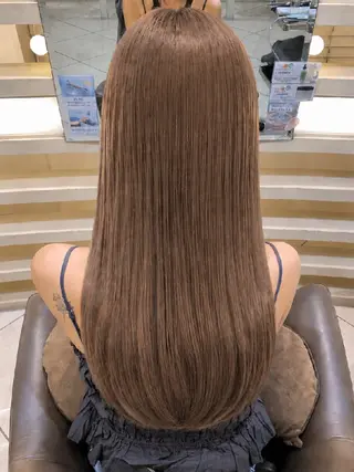 ミディアム カラー 艶髪/似合わせ/ ブリーチなし🫧のヘアスタイル
