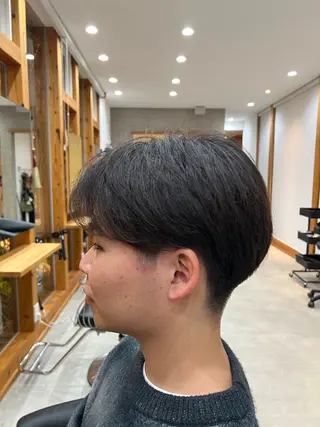 メンズ 解良 優斗のヘアスタイル