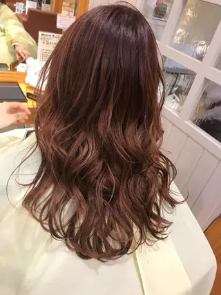 ロング カラー 髪質改善/縮毛矯正 /美髪🩵イケダのヘアスタイル