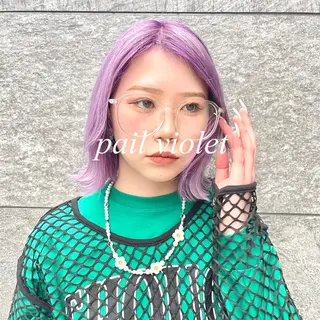 ミディアム カラー ブリーチカラー特化 U-topia小島のヘアスタイル