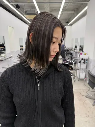 ミディアム 守山区/カット モデル募集/後藤愛空のヘアスタイル