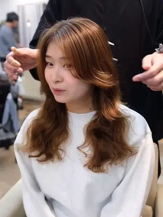 ロング レイヤー/デジパ ヨシノ マサキのヘアスタイル