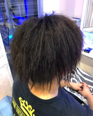 ミディアム メンズ 白井 つづりのヘアスタイル