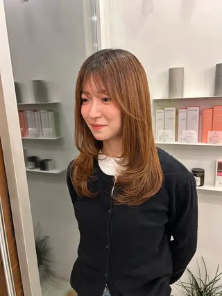 ロング 大澤 尚記のヘアスタイル