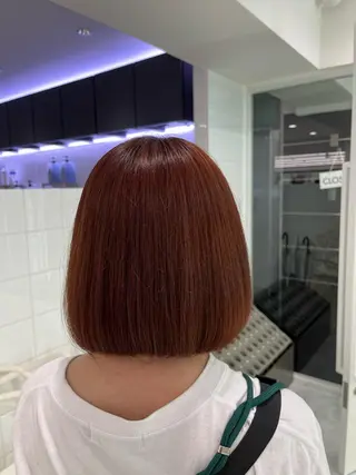 ショート 🪞透明感カラー🫧 縮毛矯正🥇かずきのヘアスタイル