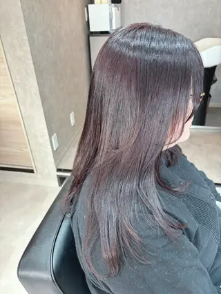 セミロング Mina Akiyamaのヘアスタイル