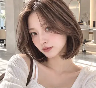 カラー 小川 萌瑚のヘアスタイル
