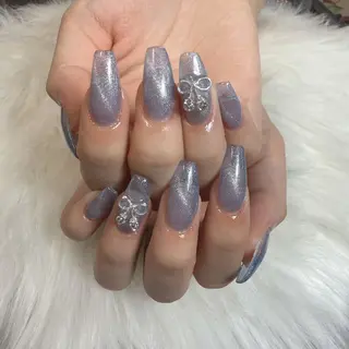 ネイル 🎀nana🫧 ワンホンネイル🎀のネイルデザイン
