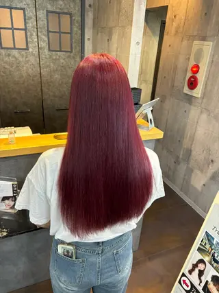 ロング ✨韓国艶髪✨ケア ブリーチ🫧アキラのヘアスタイル