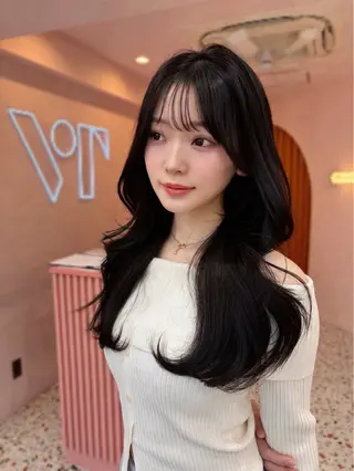 セミロング 木串 楽人のヘアスタイル