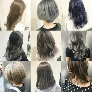 カラー 竹内啓太 ボブのヘアスタイル