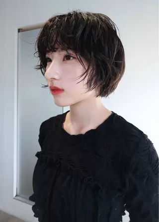 ミディアム ボブ/ブリーチ 学芸大学SaKuraのヘアスタイル
