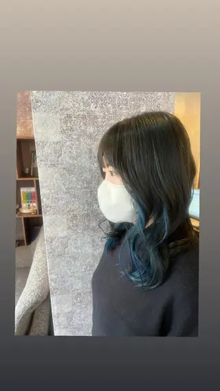 セミロング Makino🌷 牧野有花のヘアスタイル