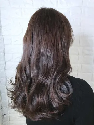 ロング カラー 髪質改善縮毛矯正 美容師✂️山崎竜二のヘアスタイル
