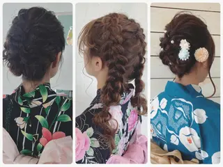 ミディアム カラー パーマ ヘアアレンジ メンズ 豊橋美容院 ソンリエのヘアスタイル