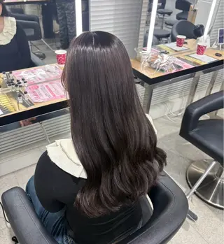 ロング miku/ラベンダー 透明感カラー🪻❤︎のヘアスタイル