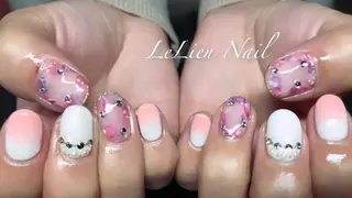 ネイル モチの良さ◉ フィルインネイル♡のネイルデザイン