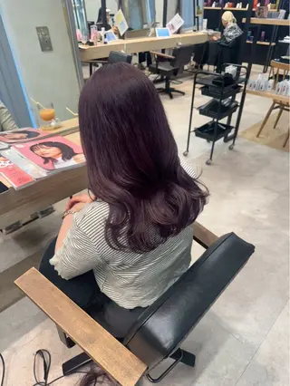 ロング 韓国風￤透明感カラー ‎🤍￤mioのヘアスタイル
