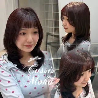 カラー mao 大阪梅田♡韓国ヘアのヘアスタイル