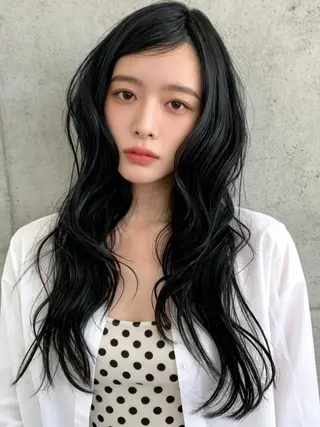 ロング ウルフカット 811 大阪梅田 ウルフのヘアスタイル