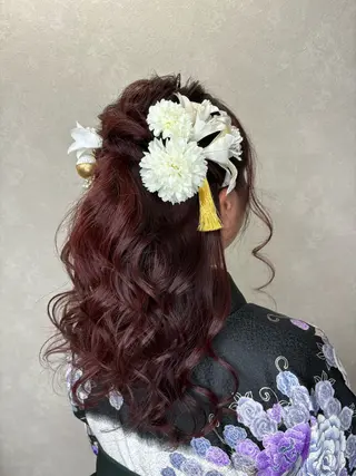 セミロング エクステ*美髪サロン KR2S河内長野店長のヘアスタイル