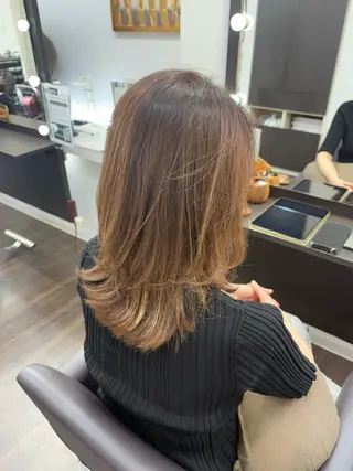 セミロング 髪質改善FORMA 💫S.Katohのヘアスタイル