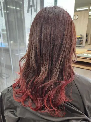 セミロング ✂ AYAのヘアスタイル